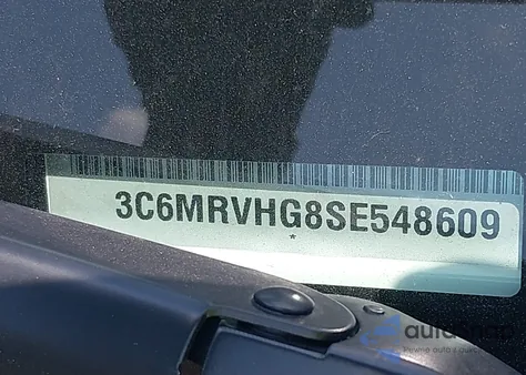 2025 Ram Promaster 3500 Tradesman High Roof 159 Wb W/Pass Seat из США, поврежденный, VIN 3C6MRVHG8SE548609